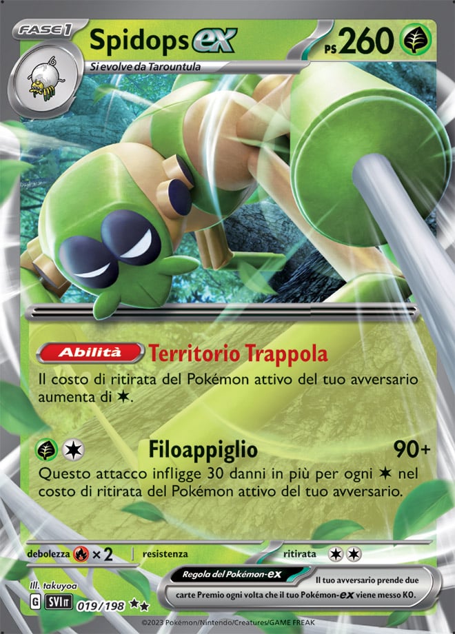 Spidops ex (Scarlatto e Violetto 19) - Pokémon Central Wiki