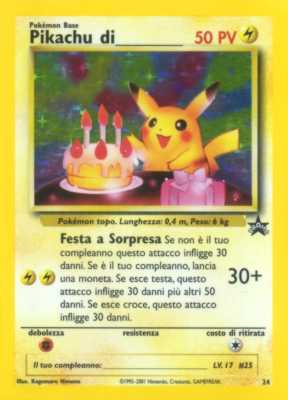 Pikachu di_____ (Wizards Promo 24) - Pokémon Central Wiki