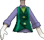 Camicia con cravatta Verde XY.png