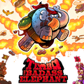 Key art di Tembo the Badass Elephant, disegno di James Turner