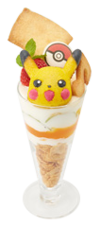 Tropical! Semifreddo allo Yogurt al Mango di Pikachu (Pokémon Café Pikachu and Pokémon Music Ca.png