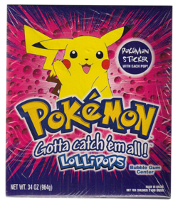 Confezione da 964g contenitori Pokémon Lollipop Bubble Gum Center.png