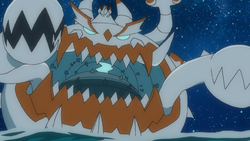 Guzzlord cromatico gigante anime.png