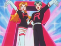 Butch e Cassidy alla fine del loro motto in Pokémon Gli albori